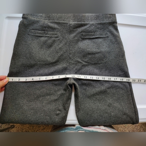 Betabrand women's dress pants mid rise slim fit open ankles pleated front M. - Picture 10 of 17